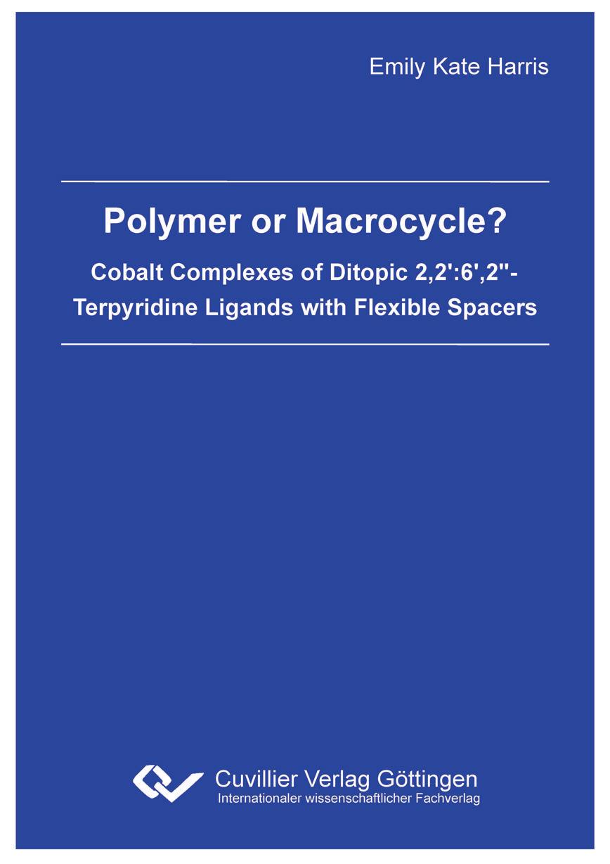 Polymer or Macrocycle? Cobalt Complexes of Ditopic 2,2':6',2"- Terpyridine Ligands with Flexible Spacers