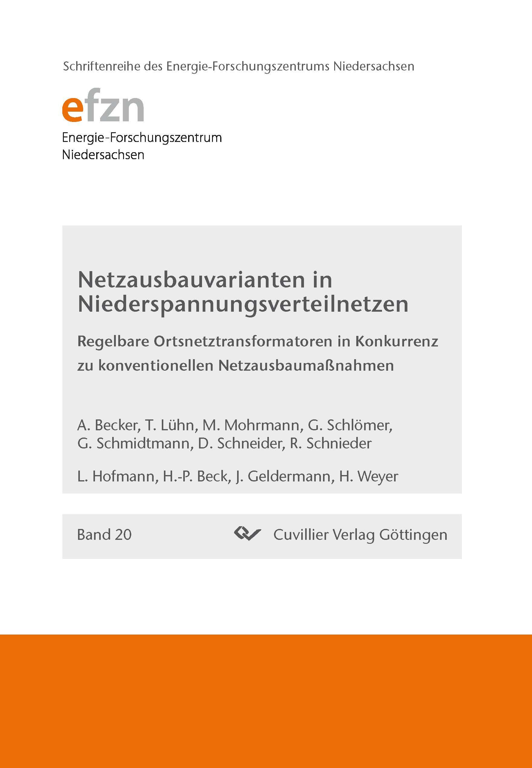 Netzausbauvarianten in Niederspannungsverteilnetzen