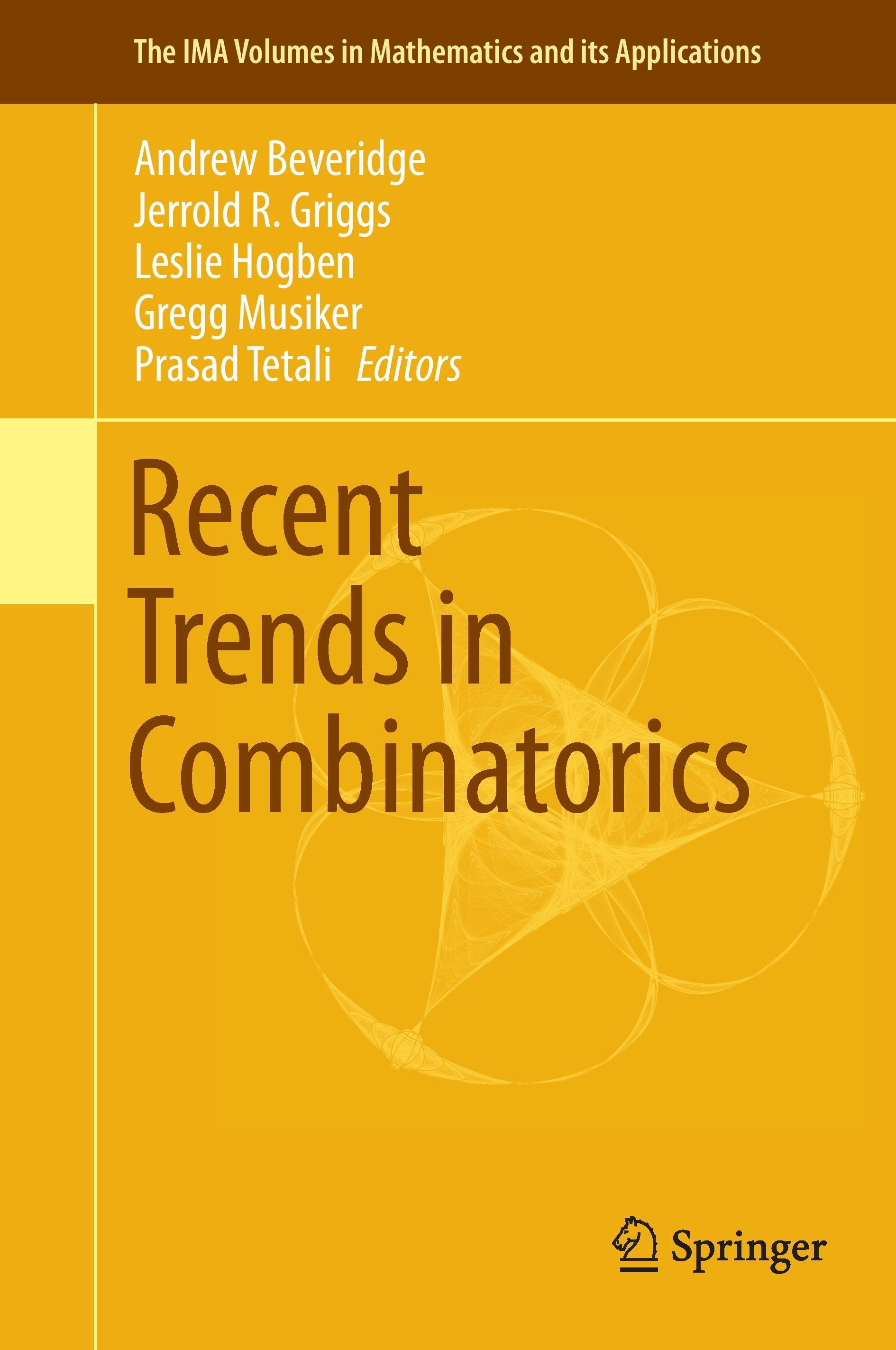 Recent Trends in Combinatorics