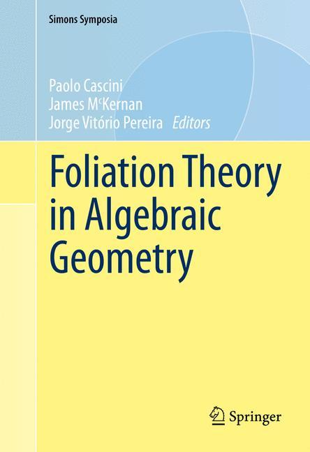 Foliation Theory in Algebraic Geometry