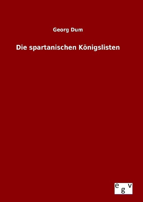 Die spartanischen Königslisten