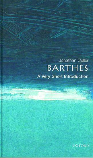 Barthes: A Very Short Introduction