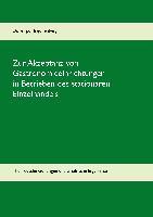 Zur Akzeptanz von Gastronomieeinrichtungen in Betrieben des stationären Einzelhandels