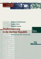 Stadterneuerung in der Berliner Republik