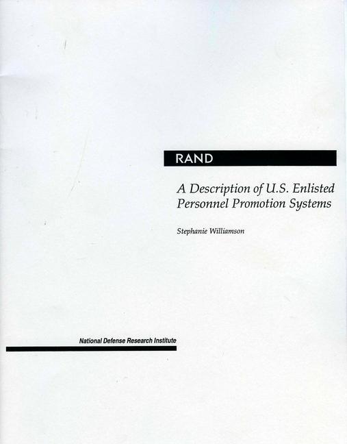 A Description of U.S. Enlisted Personnel Promotion Systems