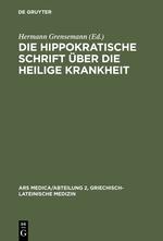 Die hippokratische Schrift Über die heilige Krankheit