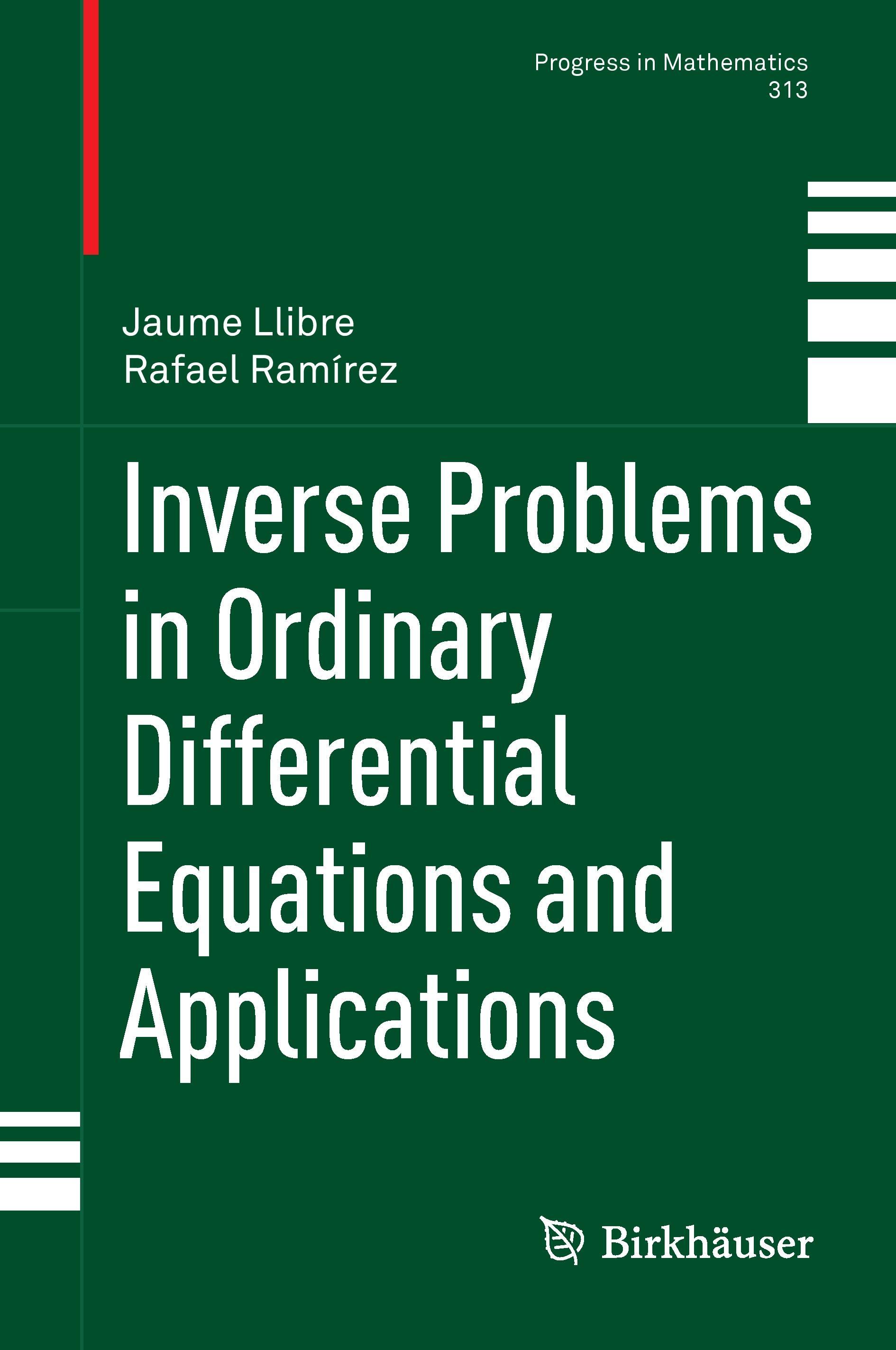 Inverse Problems in Ordinary Differential Equations and Applications