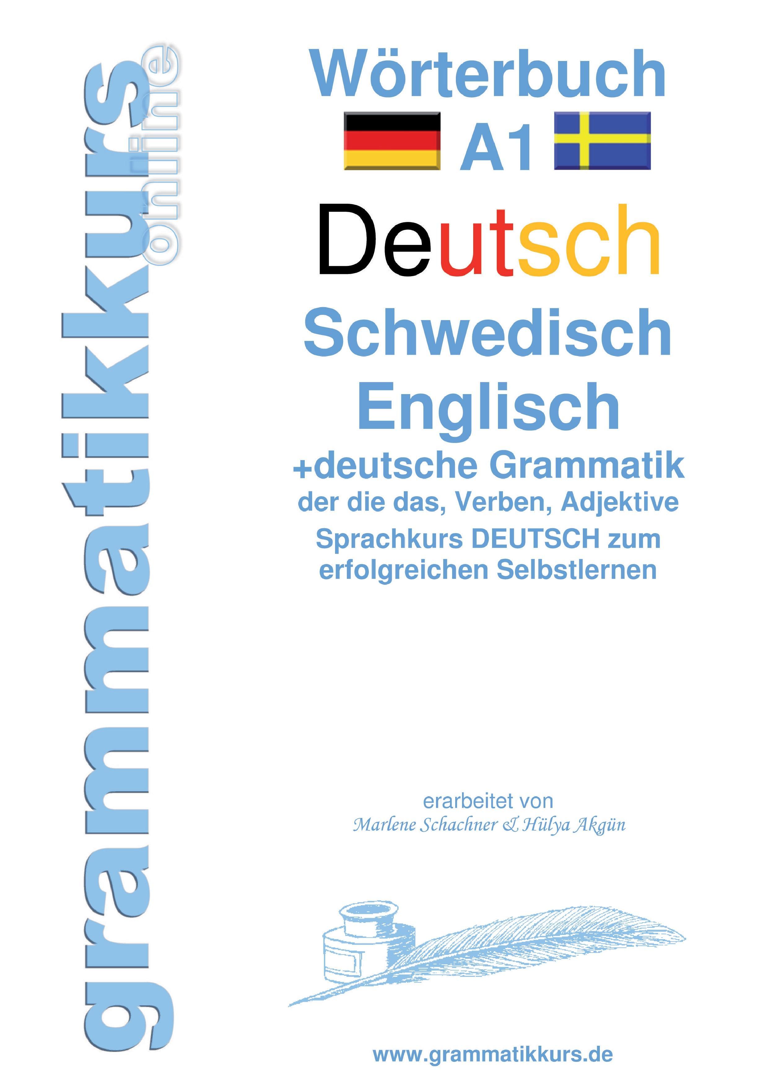 Wörterbuch A1 Deutsch - Schwedisch - Englisch