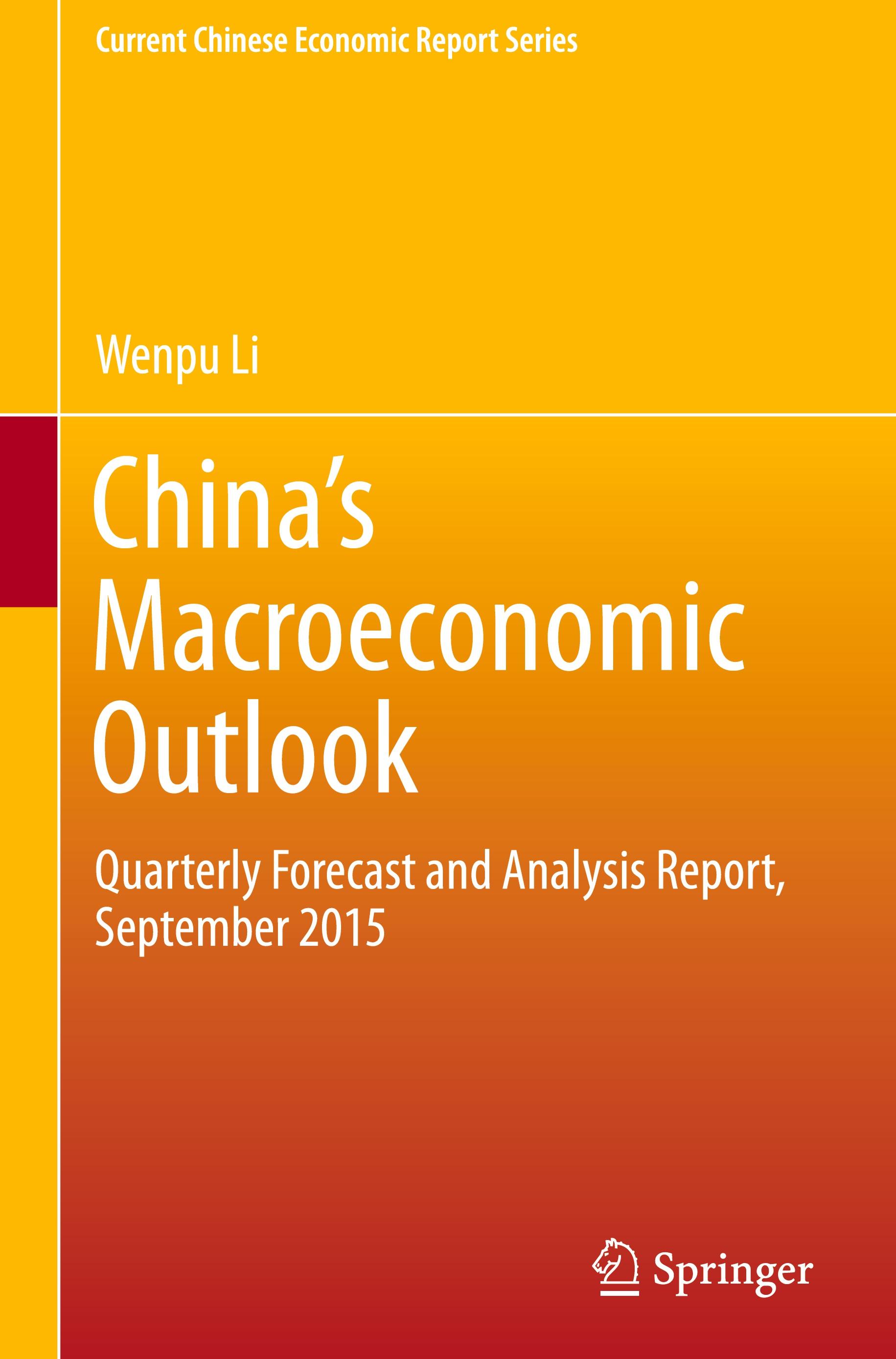 China¿s Macroeconomic Outlook