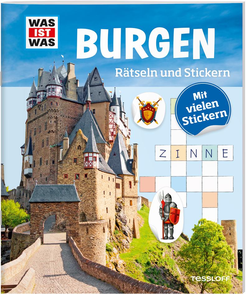 Rätseln und Stickern: Burgen