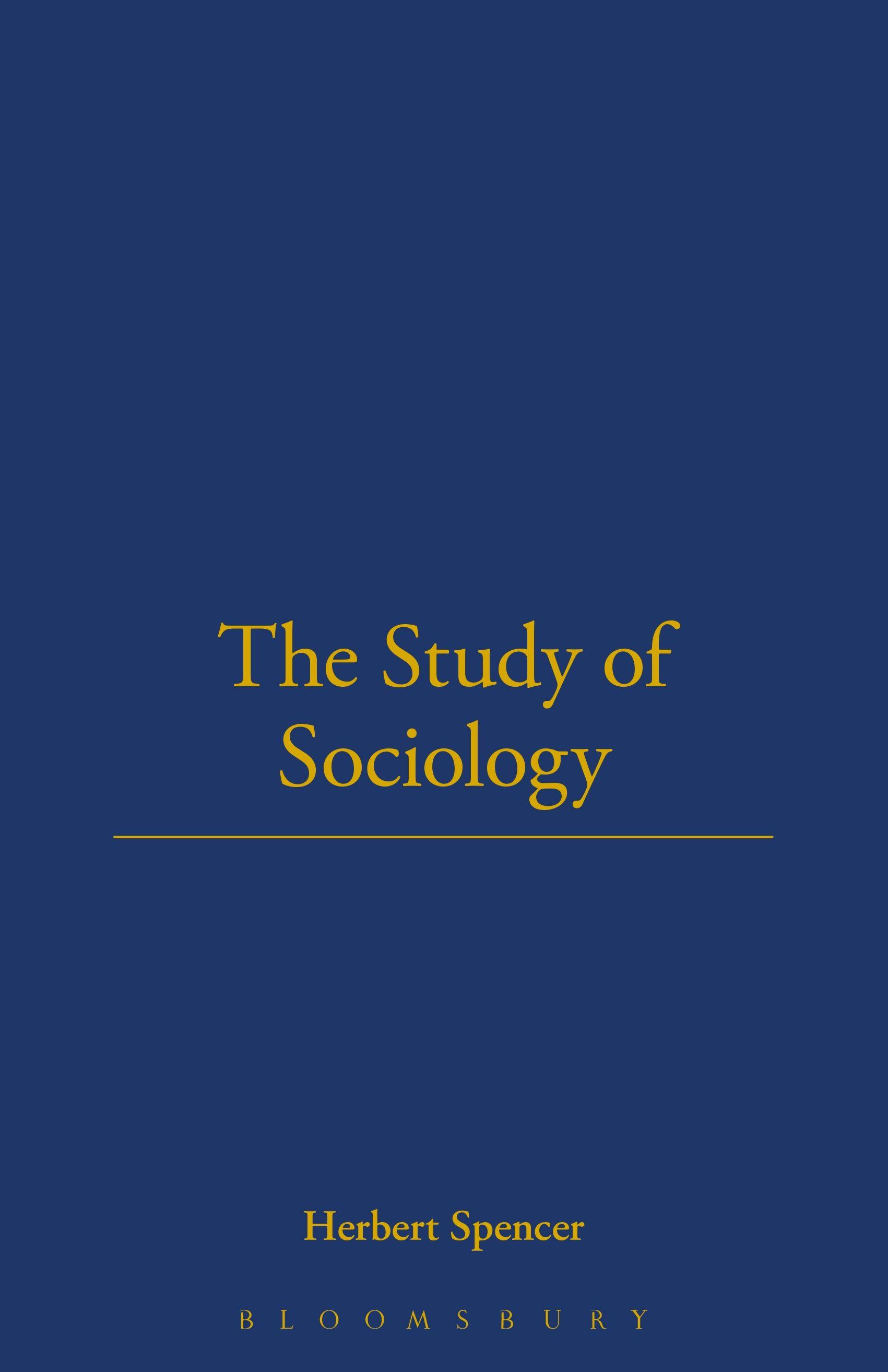 The Study of Sociology