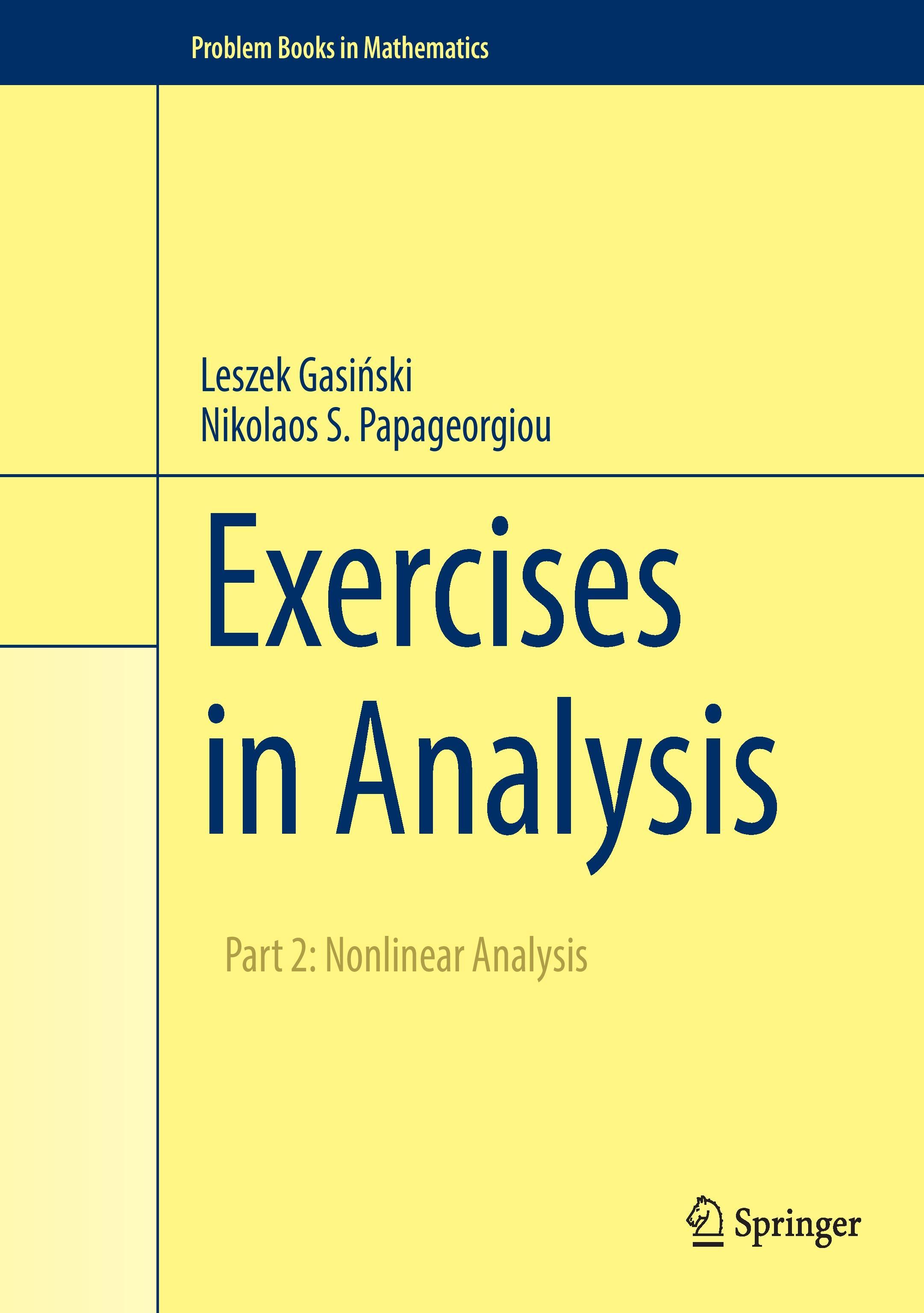 Exercises in Analysis