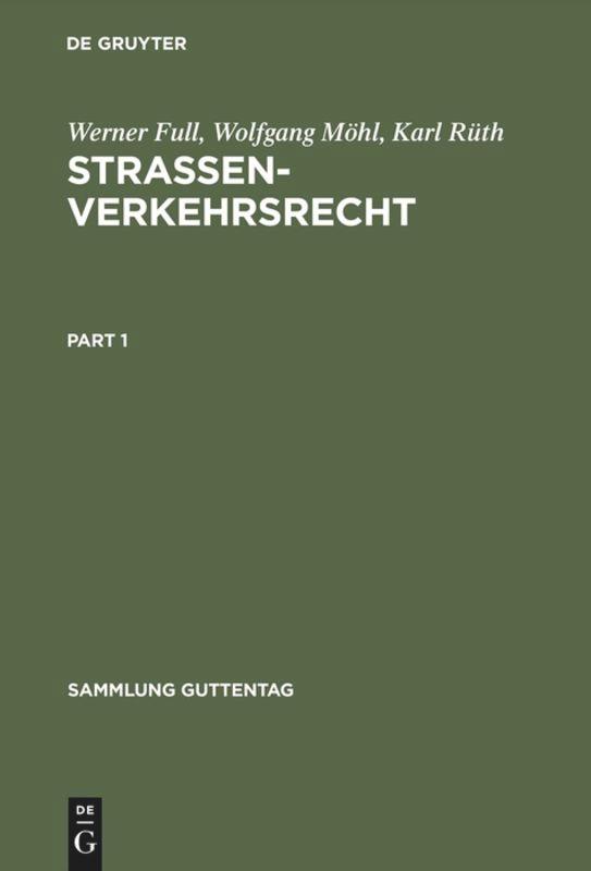 Strassenverkehrsrecht