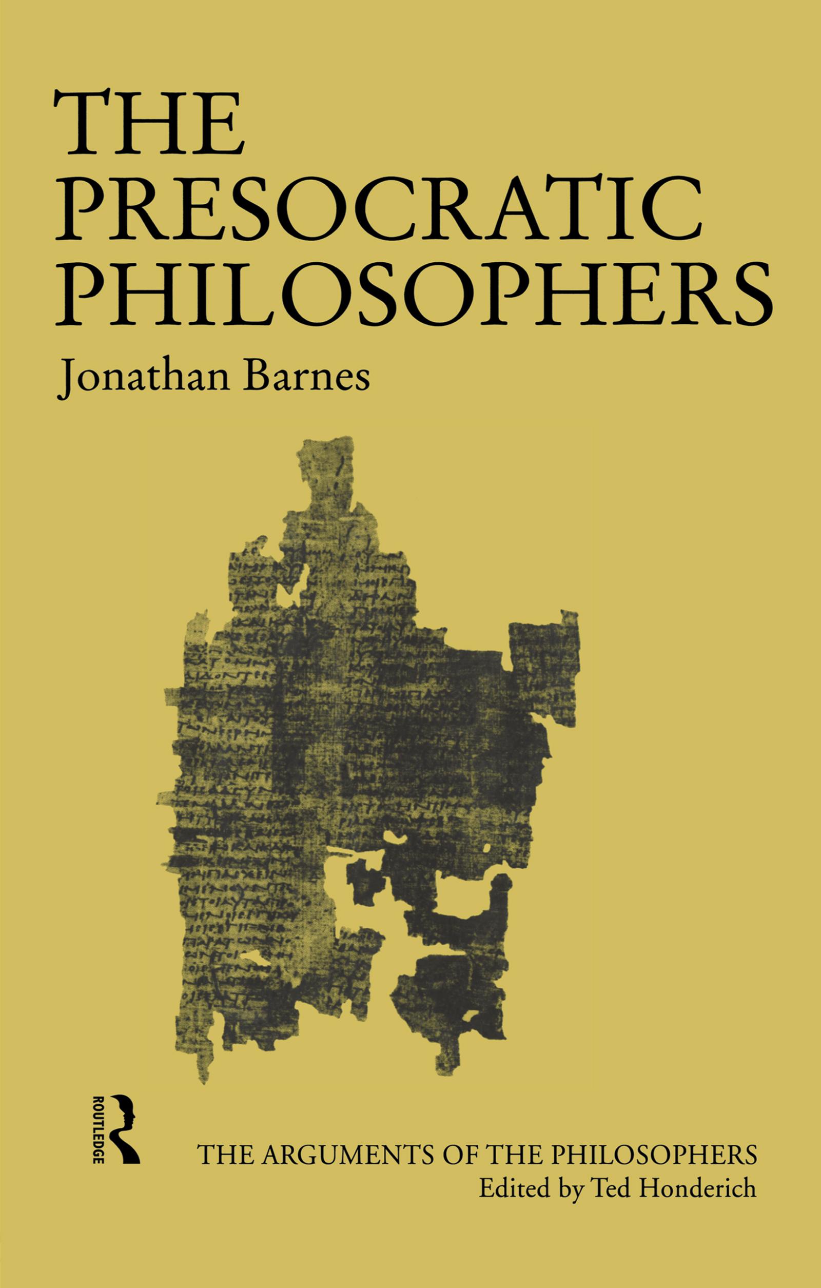 The Presocratic Philosophers