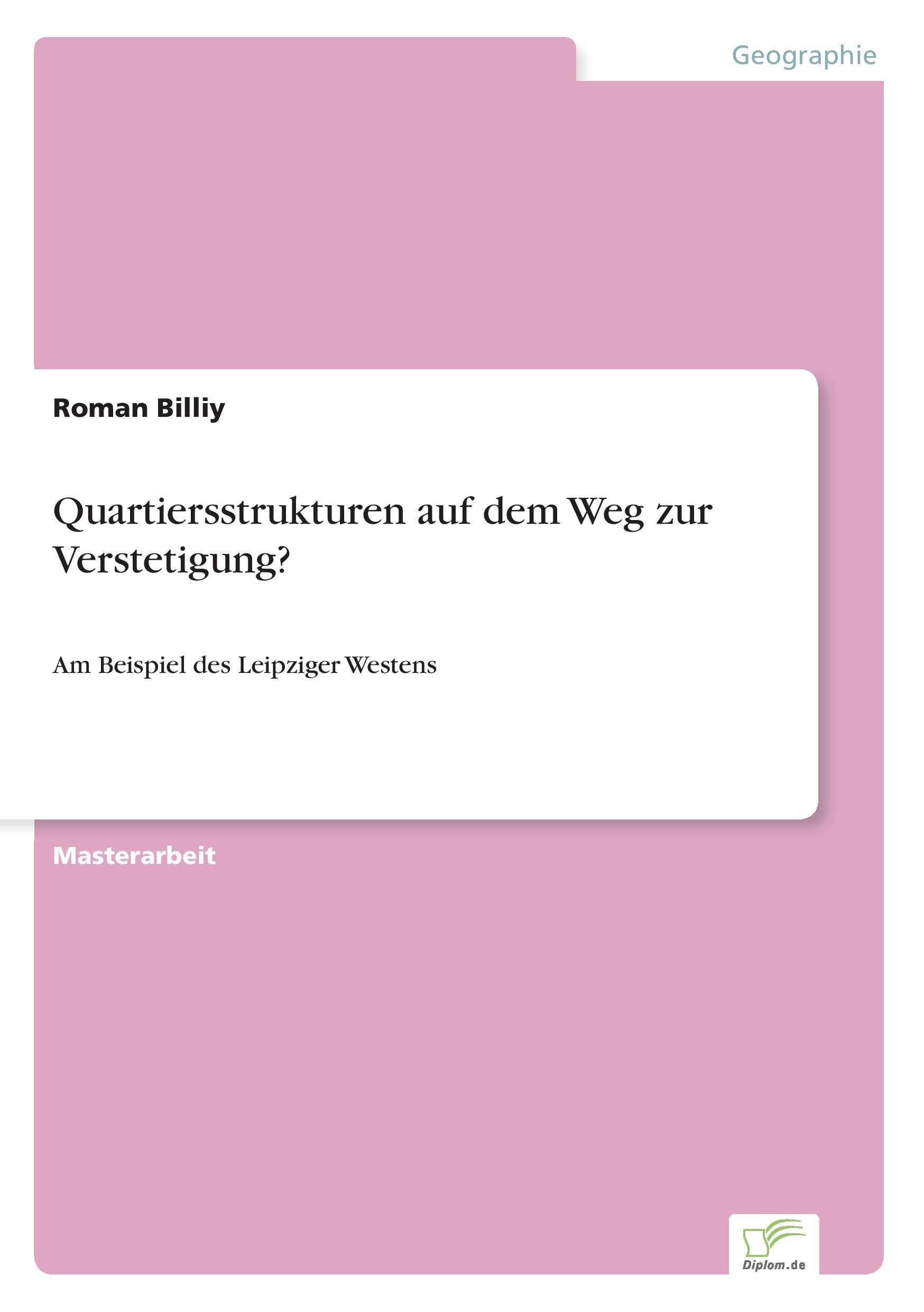 Quartiersstrukturen auf dem Weg zur Verstetigung?