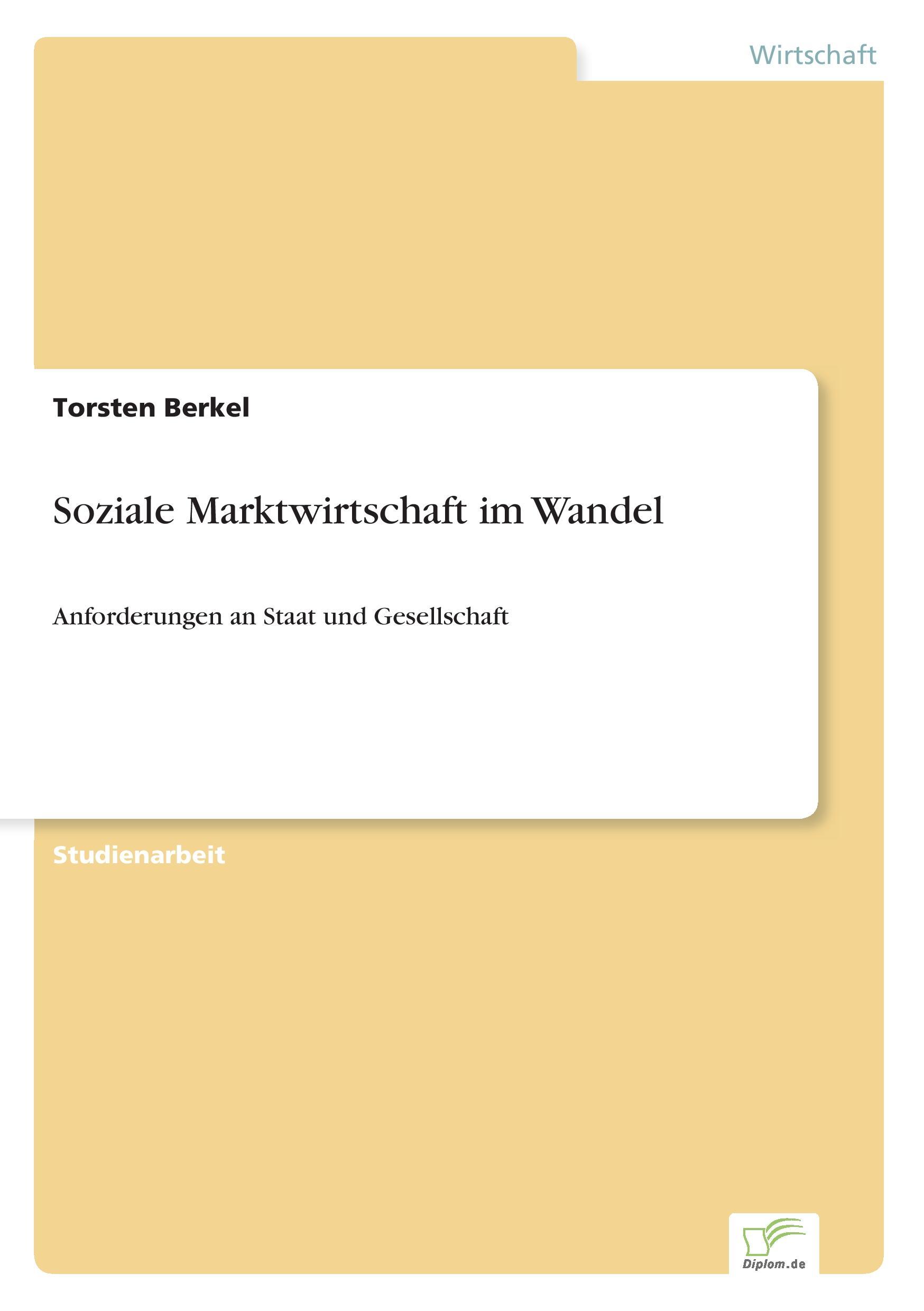 Soziale Marktwirtschaft im Wandel