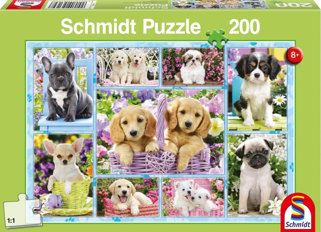 Welpen. Puzzle 200 Teile