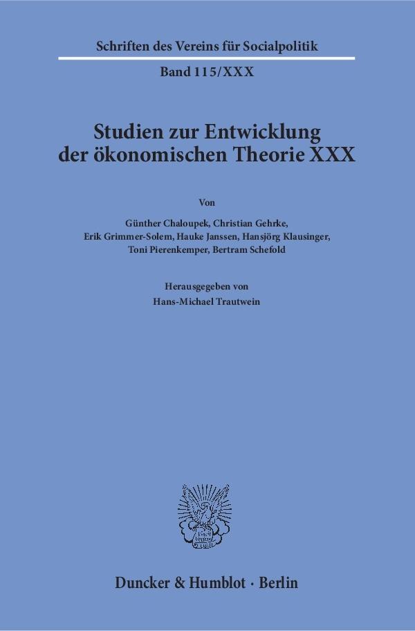 Die Zeit um den Ersten Weltkrieg als Krisenzeit der Ökonomen