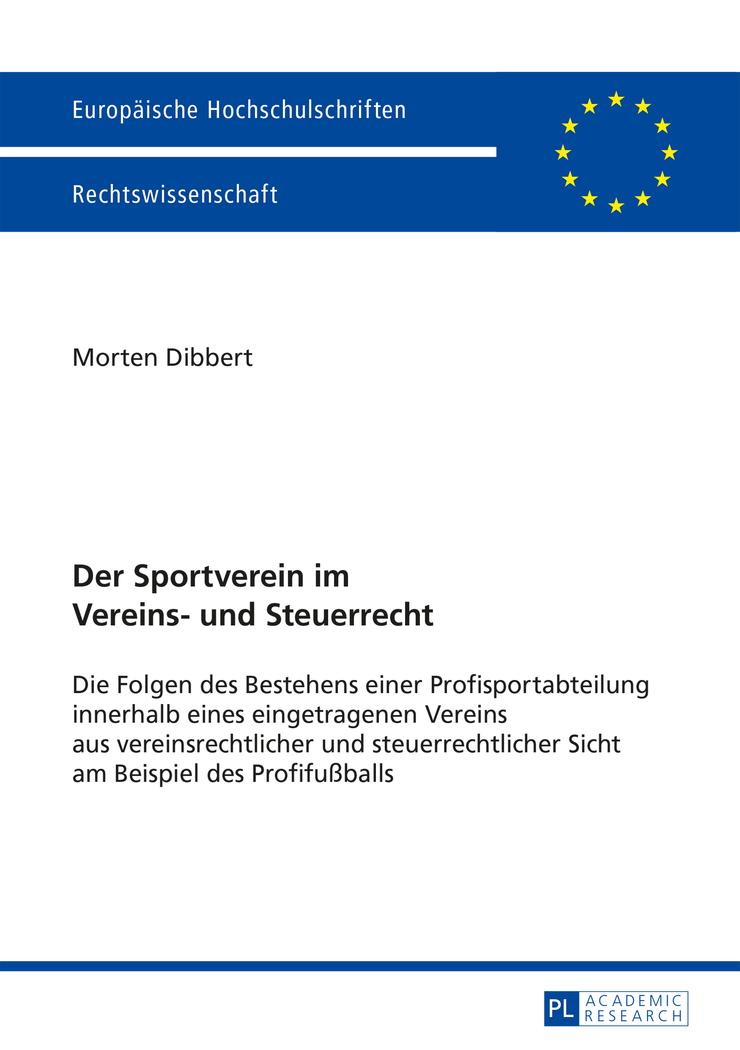 Der Sportverein im Vereins- und Steuerrecht