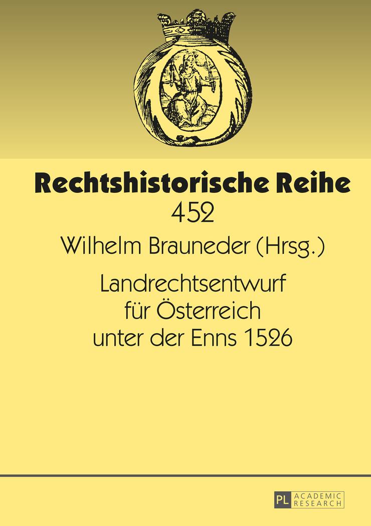 Landrechtsentwurf für Österreich unter der Enns 1526