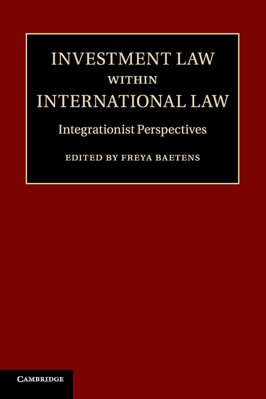 Investment Law within International Law