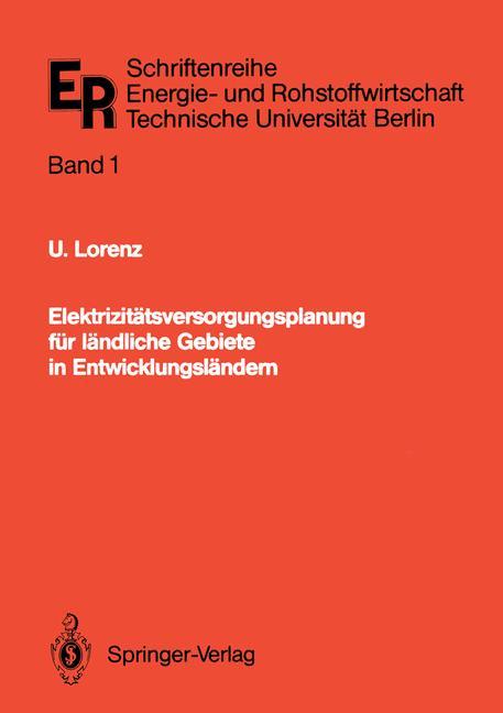 Elektrizitätsversorgungsplanung für ländliche Gebiete in Entwicklungsländern