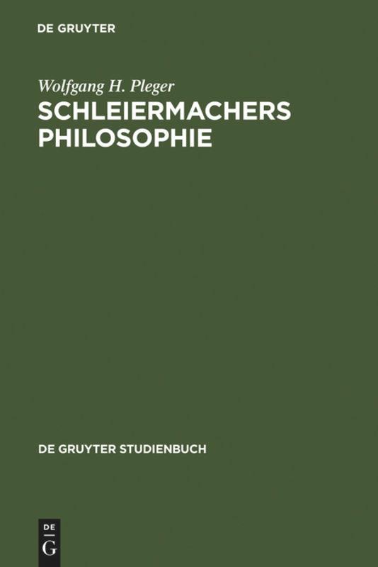 Schleiermachers Philosophie