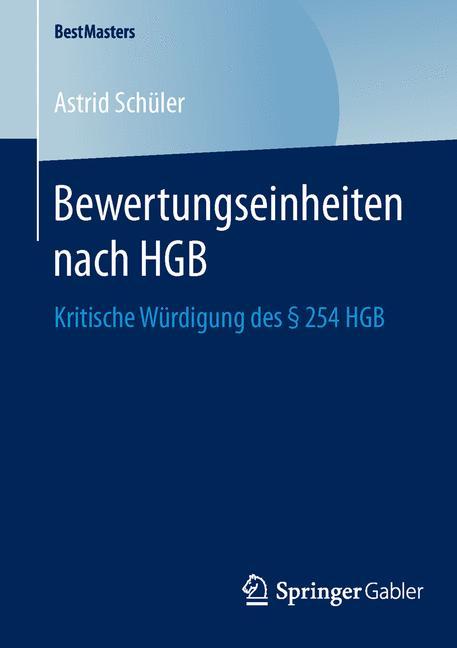 Bewertungseinheiten nach HGB