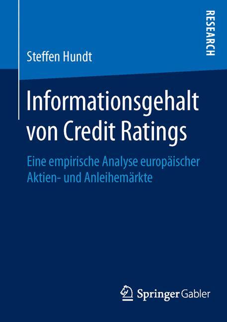 Informationsgehalt von Credit Ratings