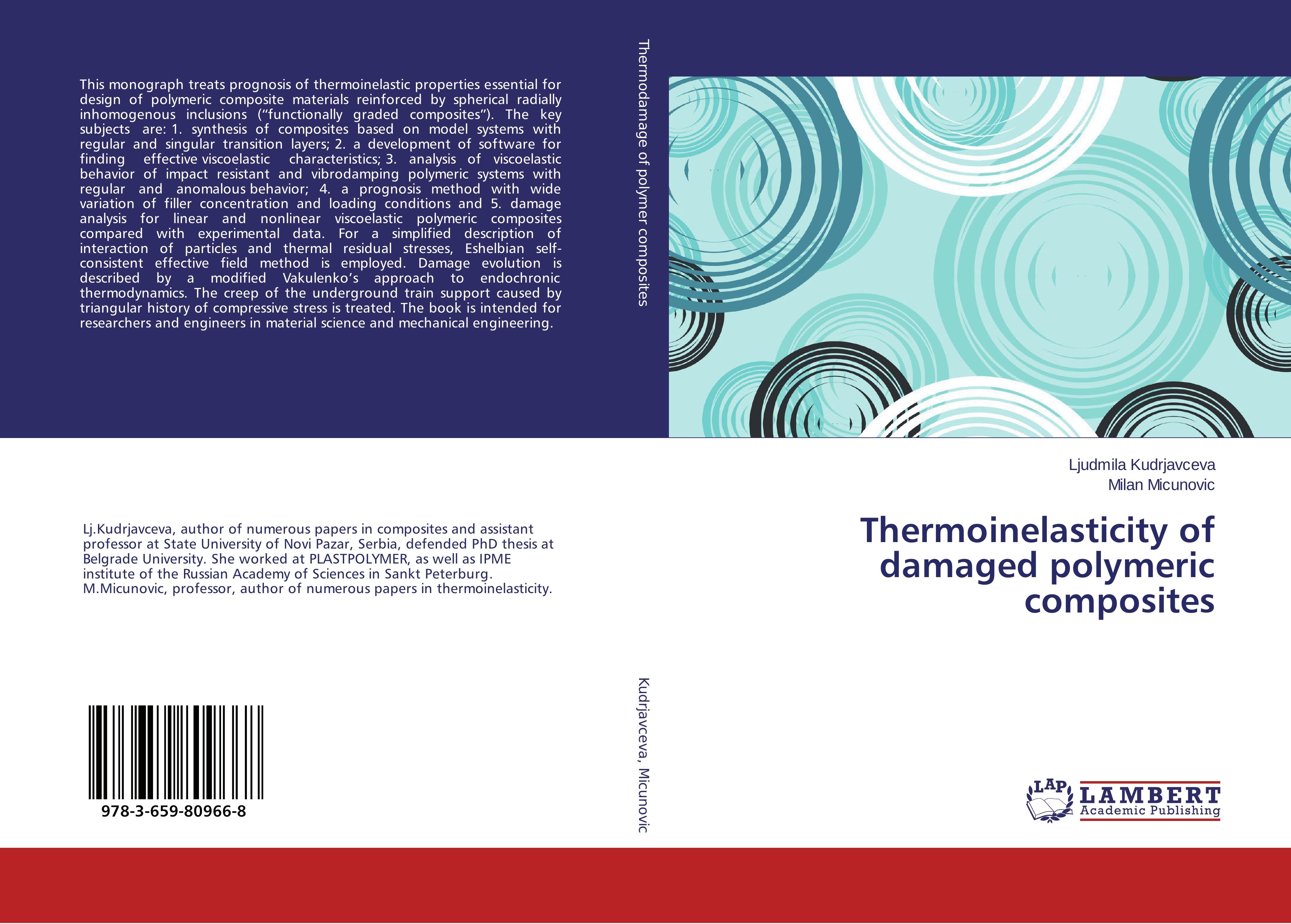 Thermoinelasticity of damaged polymeric composites