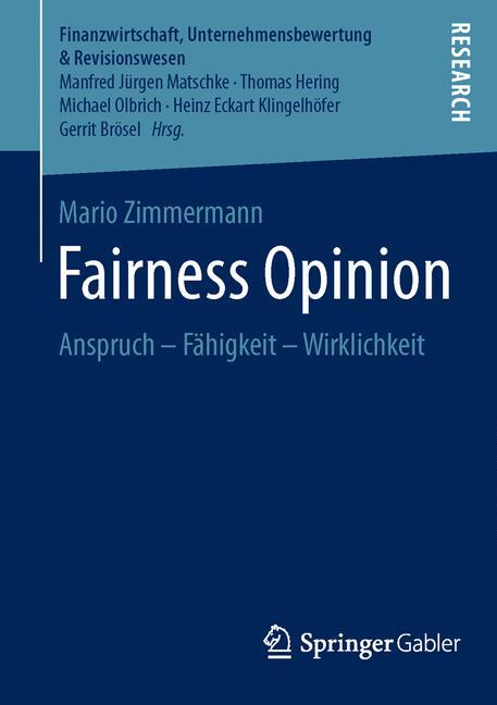 Fairness Opinion