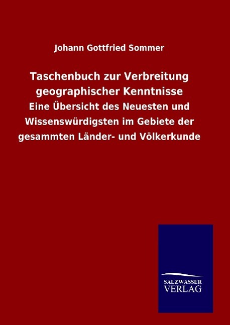 Taschenbuch zur Verbreitung geographischer Kenntnisse