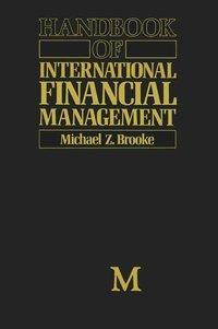 Handbook of International Financial Management