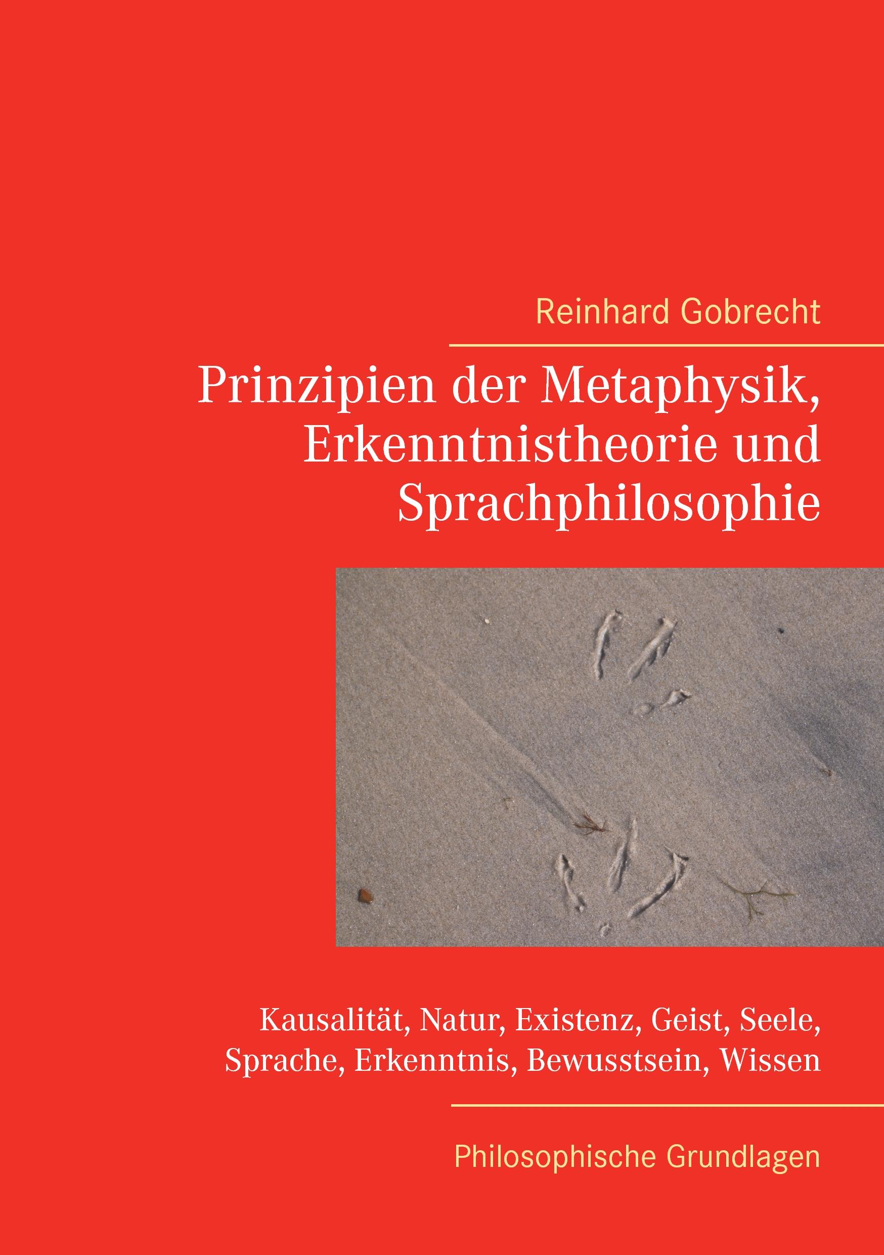 Prinzipien der Metaphysik, Erkenntnistheorie und Sprachphilosophie