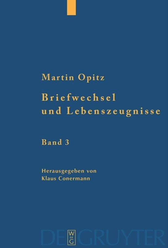 Briefwechsel und Lebenszeugnisse