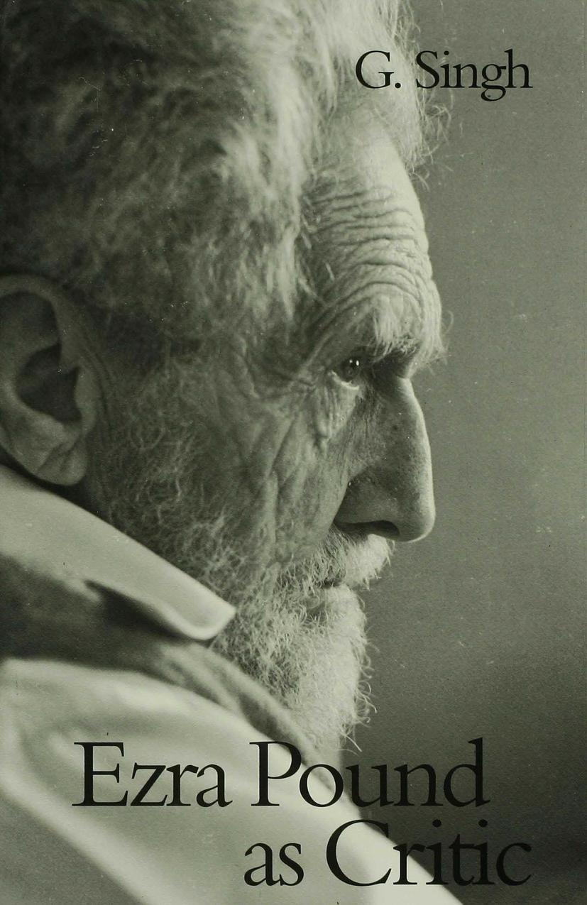 Ezra Pound as Critic