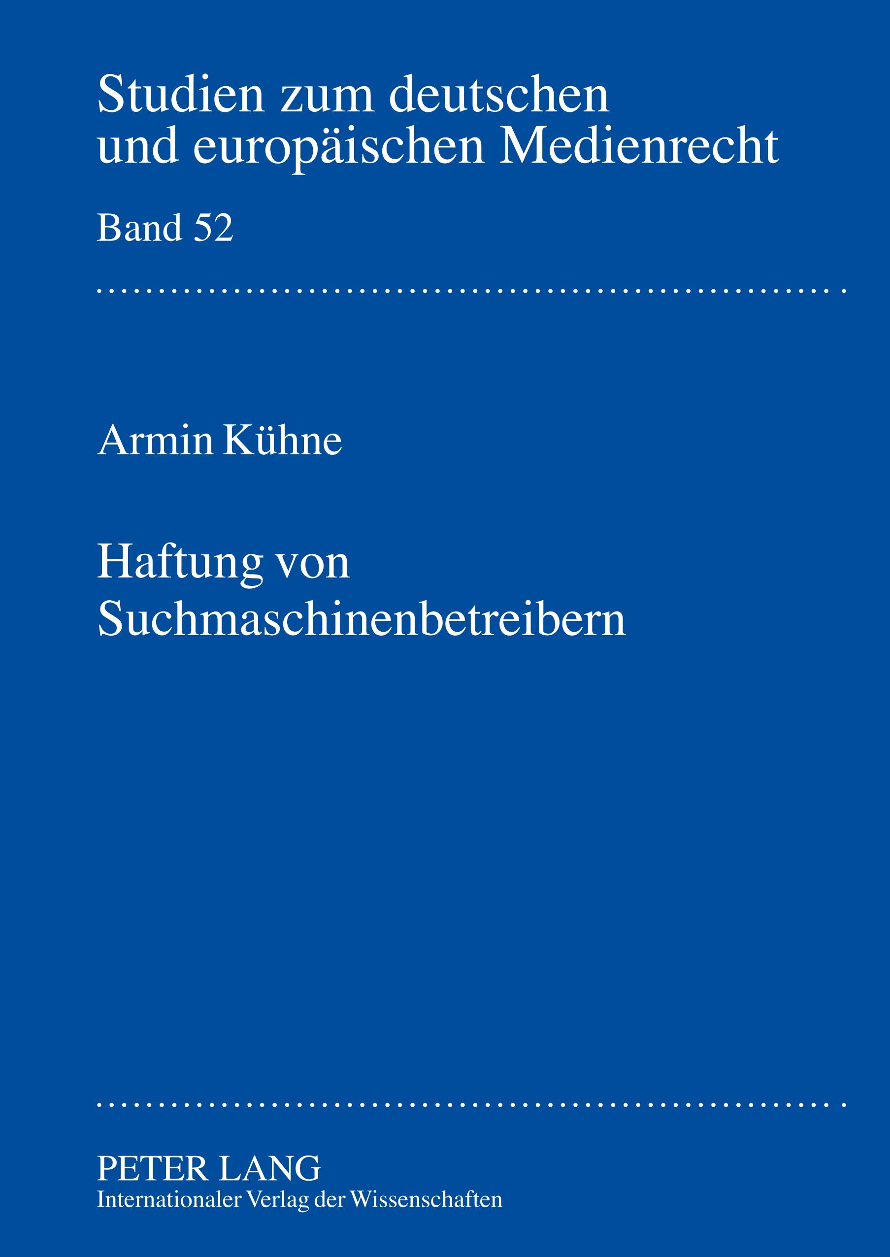 Haftung von Suchmaschinenbetreibern