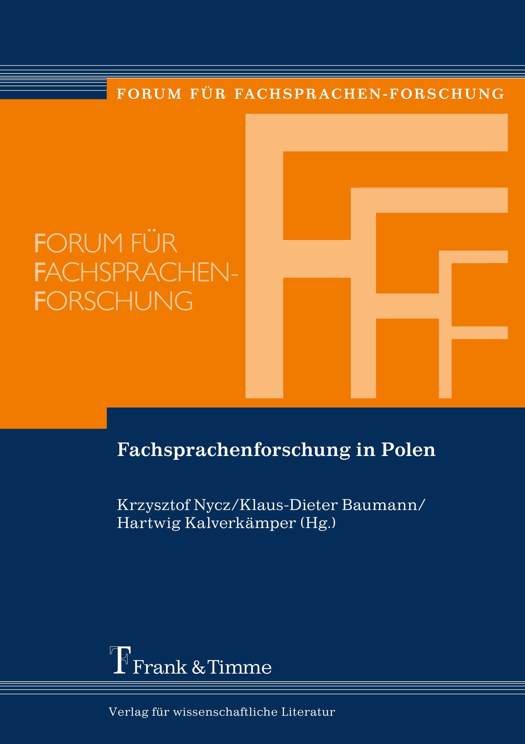 Fachsprachenforschung in Polen