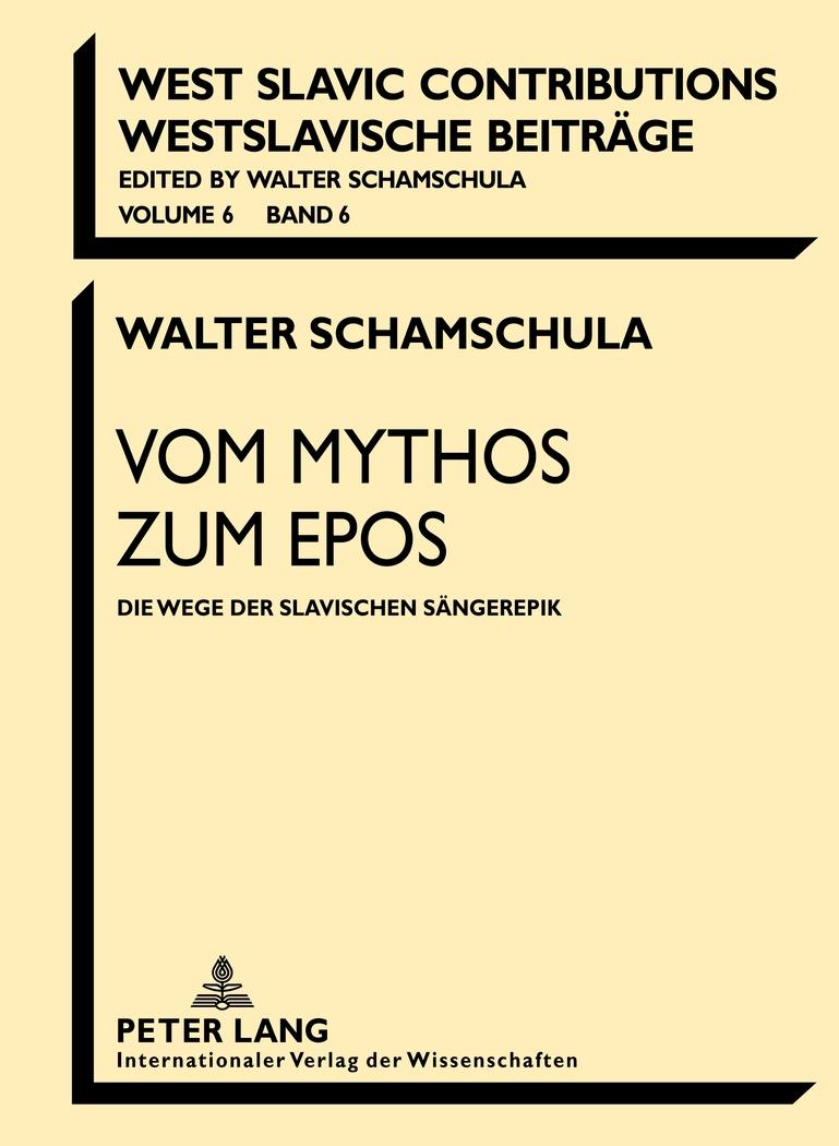 Vom Mythos zum Epos