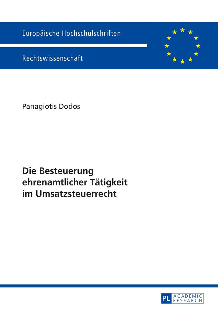 Die Besteuerung ehrenamtlicher Tätigkeit im Umsatzsteuerrecht