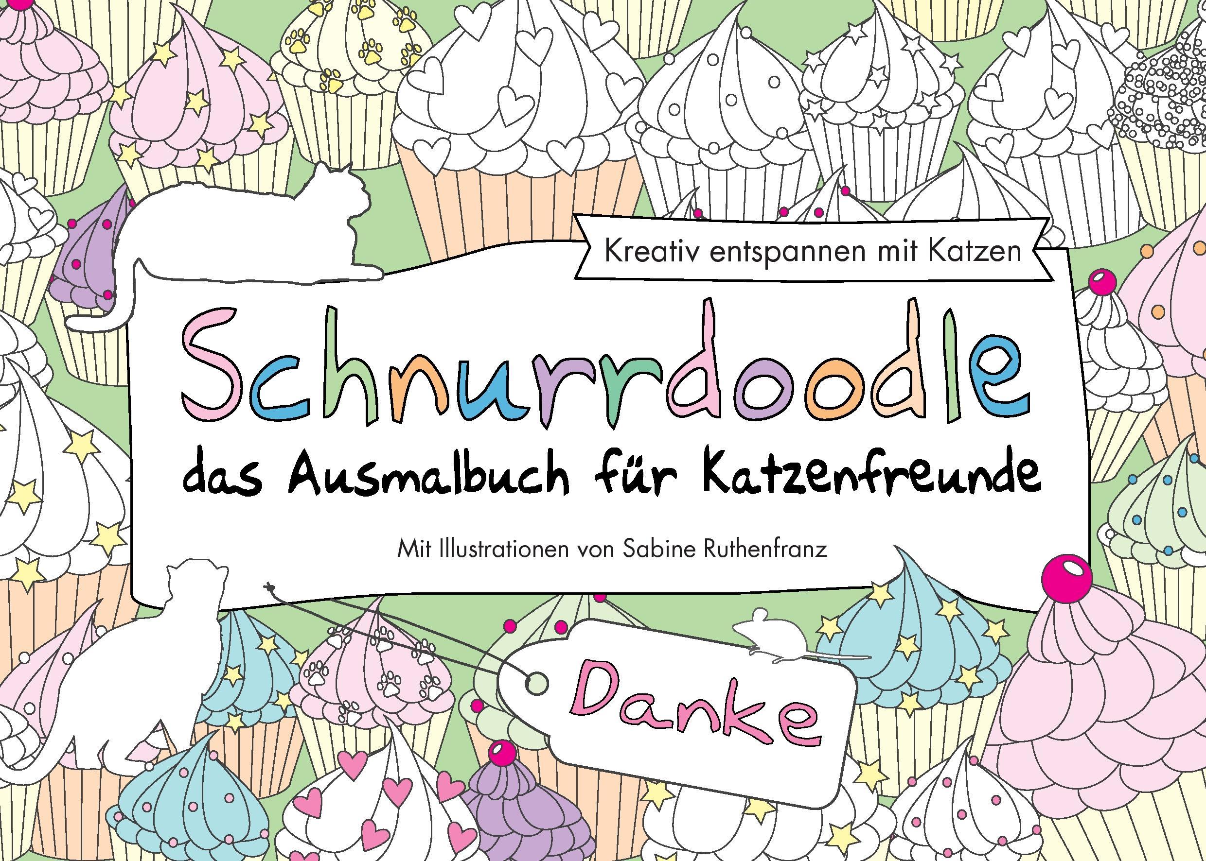 Schnurrdoodle - Danke - das Ausmalbuch für Katzenfreunde