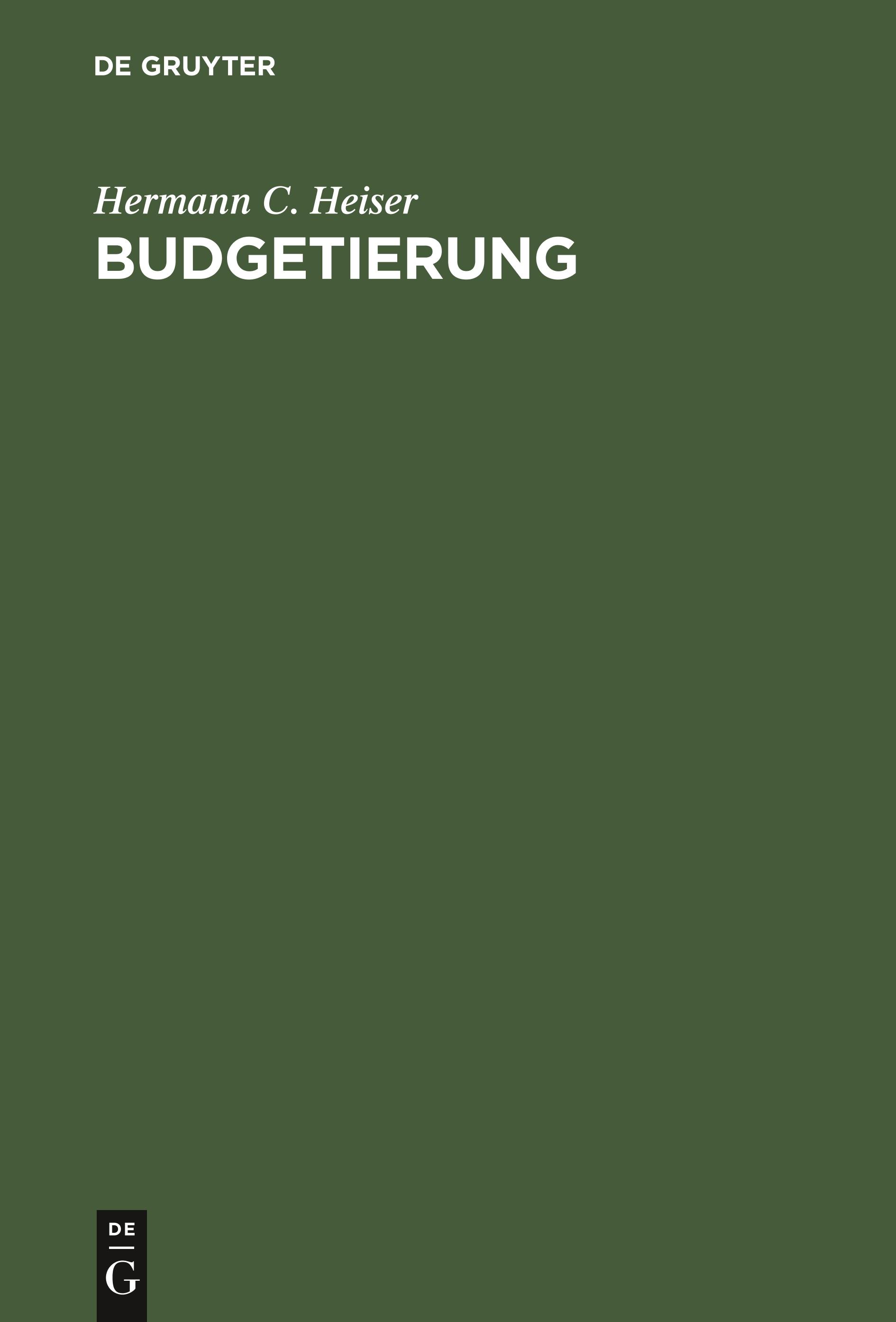 Budgetierung