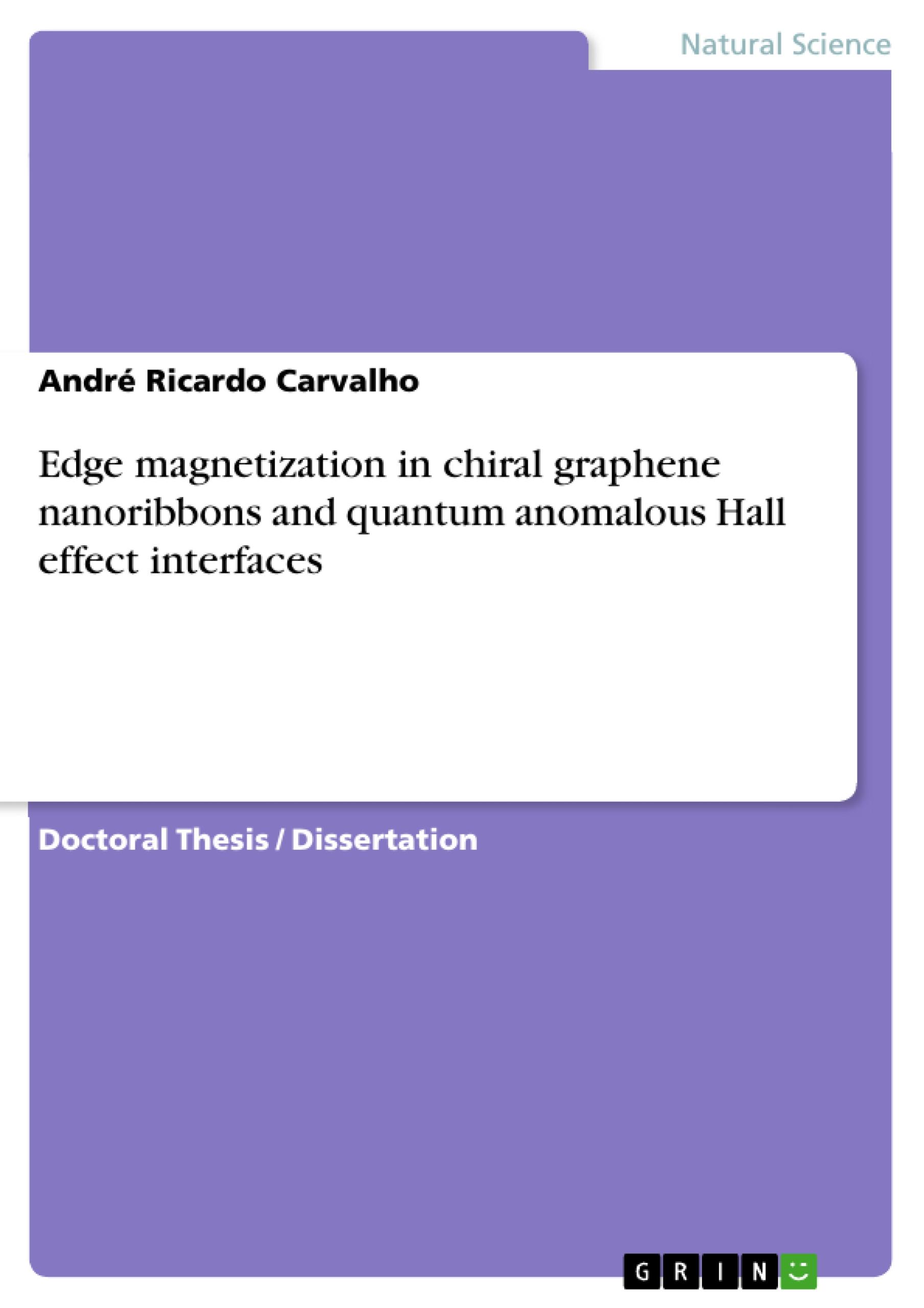 Edge magnetization in chiral graphene nanoribbons and quantum anomalous Hall effect interfaces in graphene