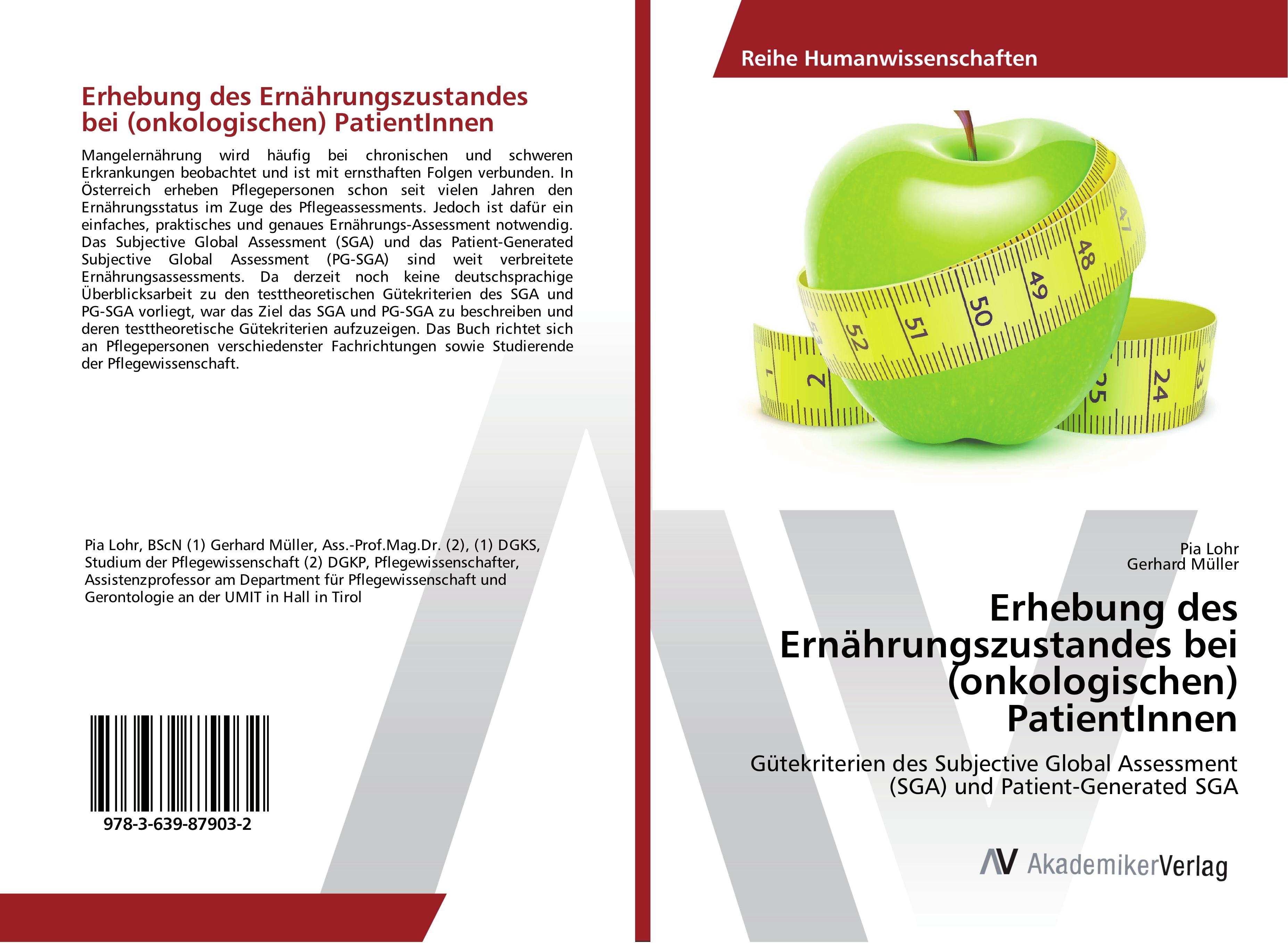 Erhebung des Ernährungszustandes bei (onkologischen) PatientInnen