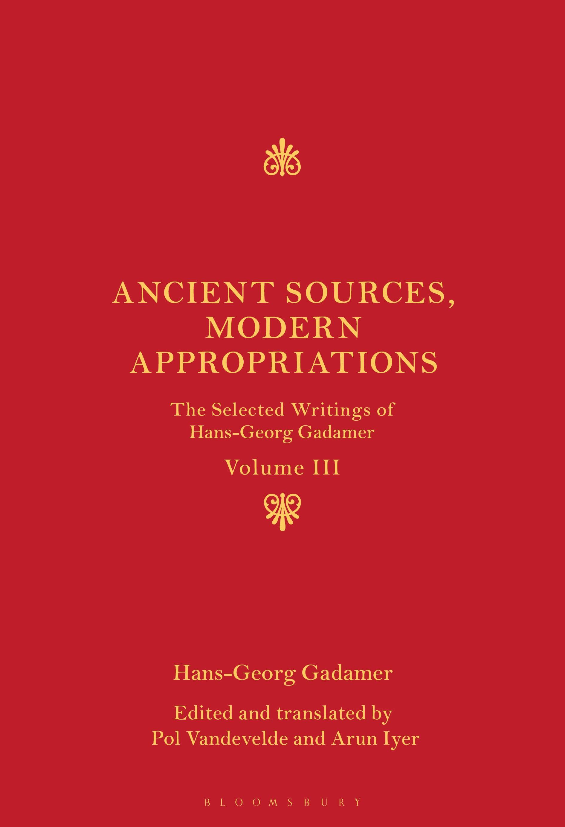 Ancient Sources, Modern Appropriations