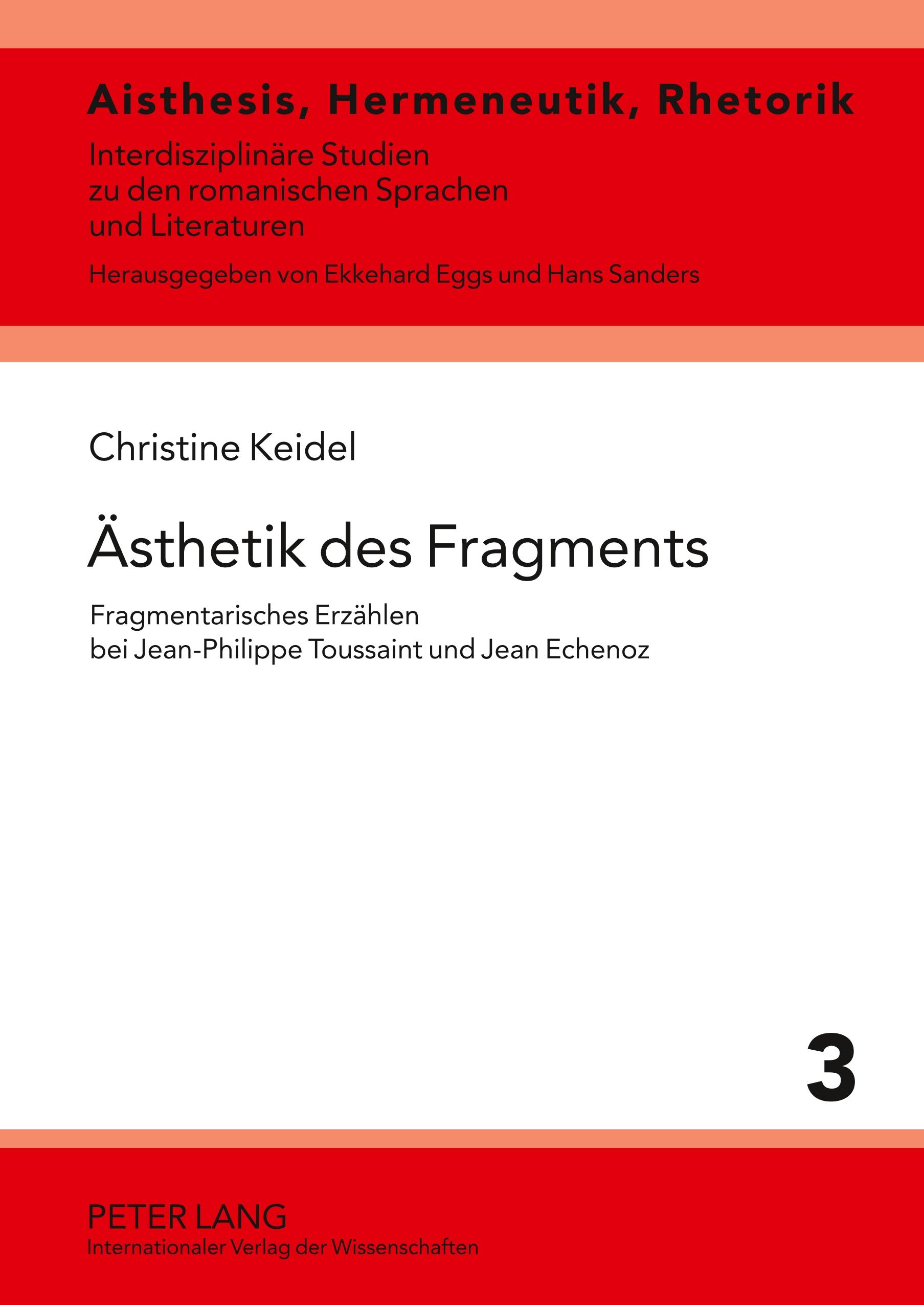 Ästhetik des Fragments