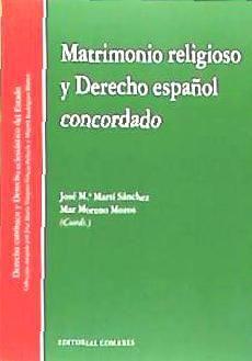 Matrimonio religioso y derecho español concordado