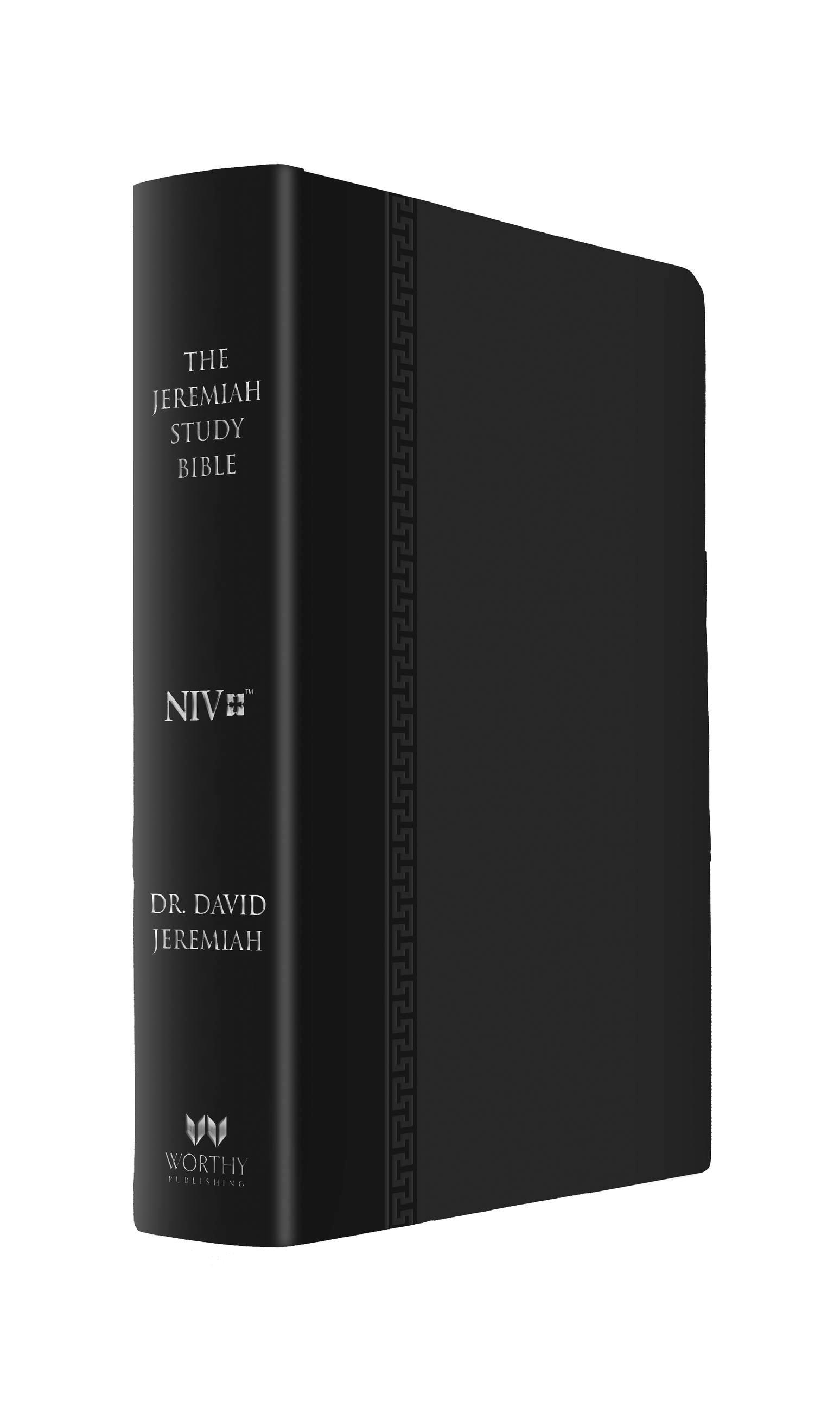 The Jeremiah Study Bible, Niv: (Black W/ Burnished Edges) Leatherluxe(r)