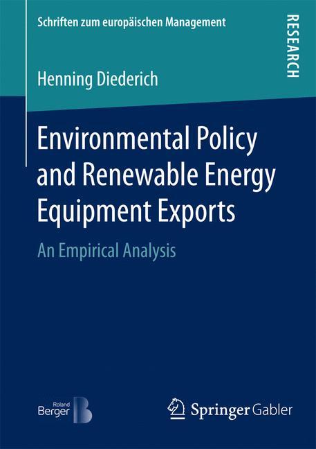 Environmental Policy and Renewable Energy Equipment Exports