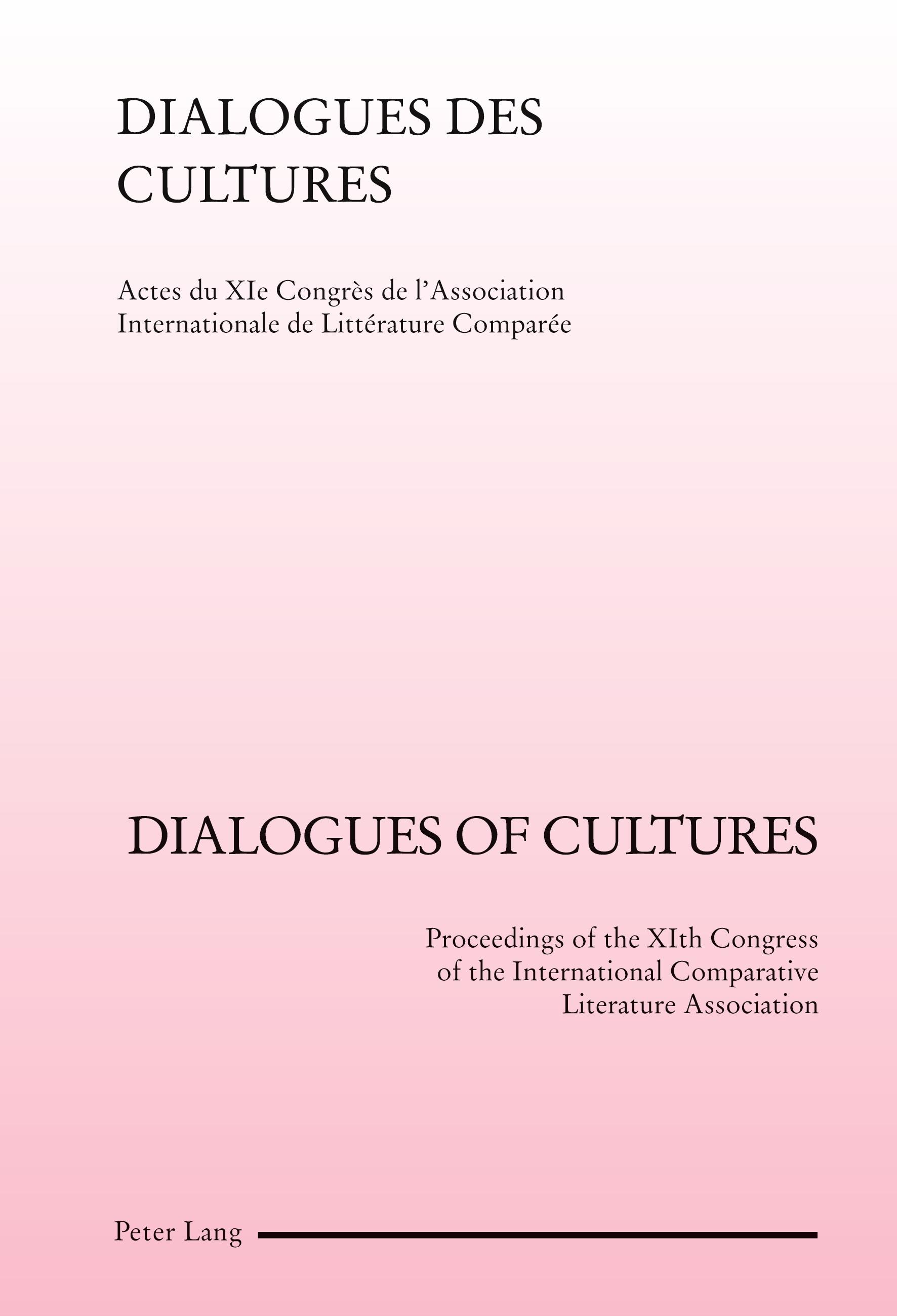 Dialogues of Cultures- Dialogues des cultures